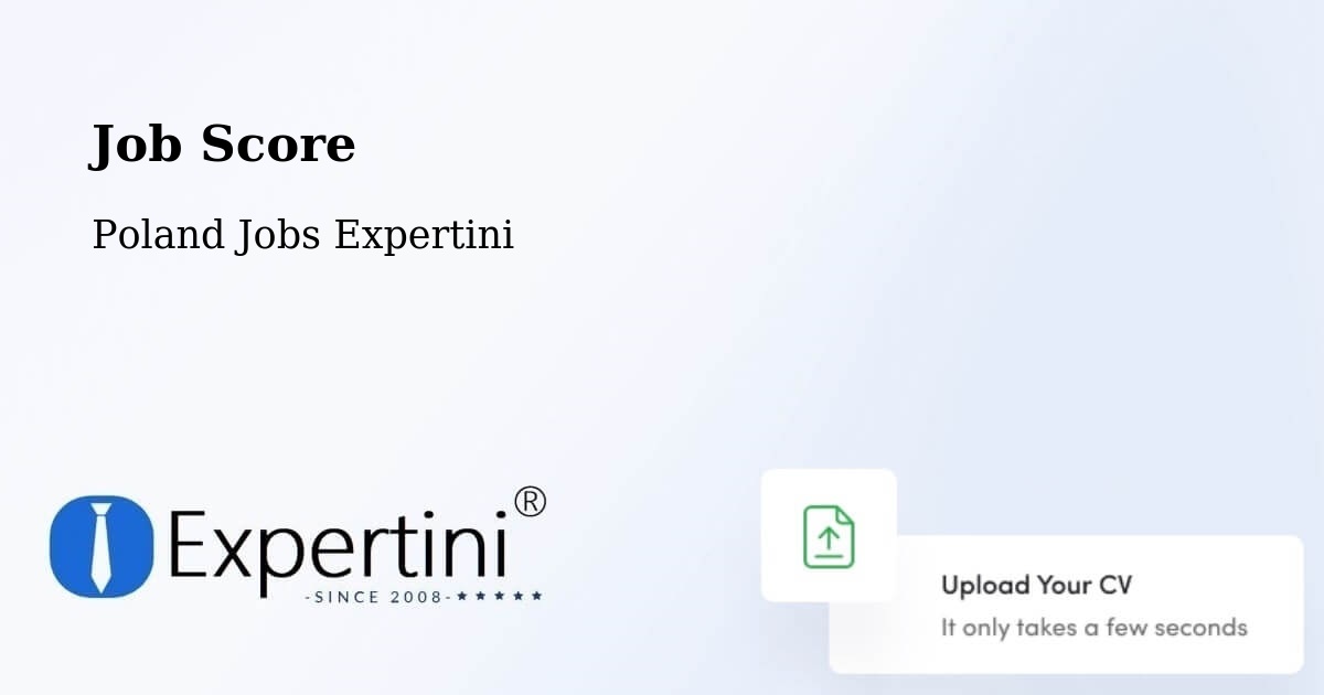 Job Score & Job Description Score Tool – Luboń - Poland Jobs Expertini