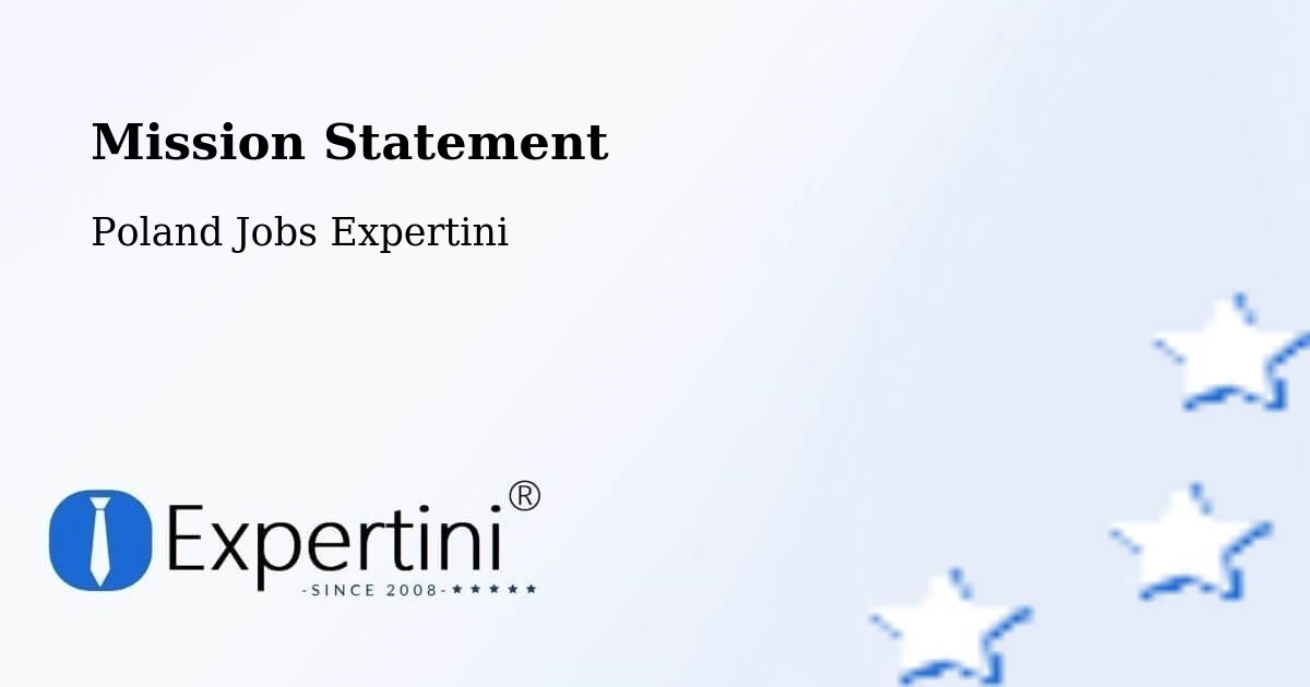 Corporate Mission – Luboń - Poland Jobs Expertini